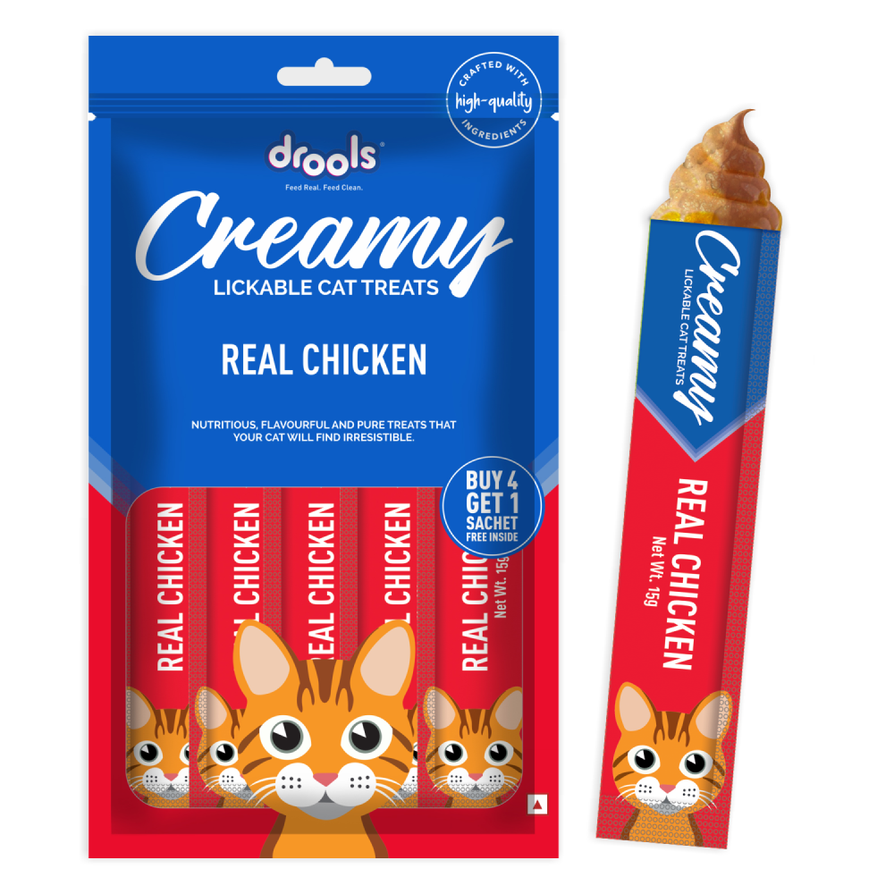 Drools Real Chicken Creamy Cat Treats