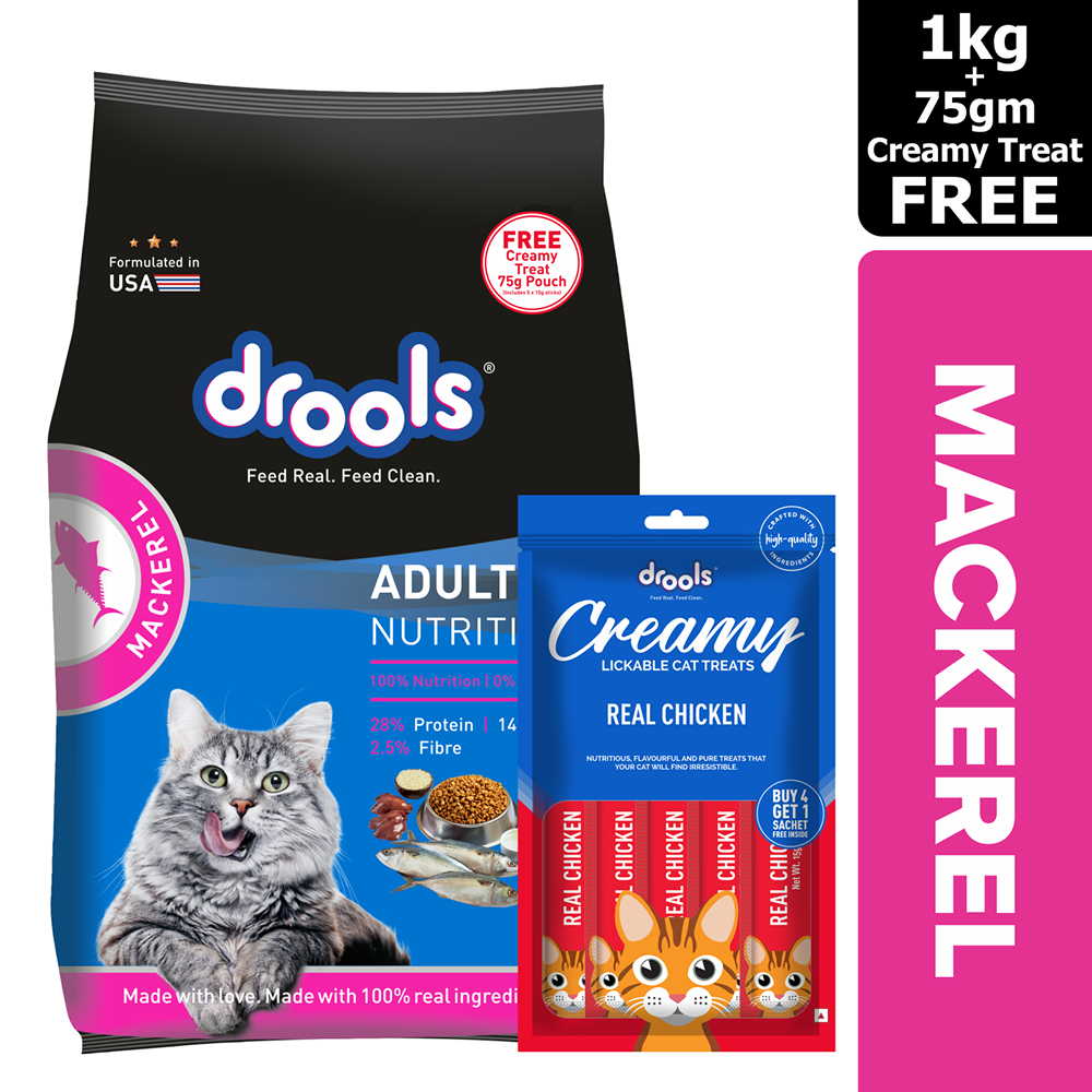Drools Mackerel Adult Cat Dry Food