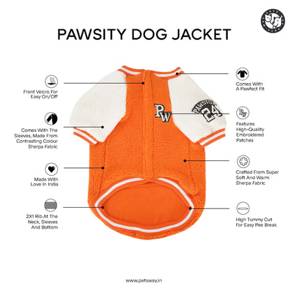 Pawsity – Tangerine Dog Jacket