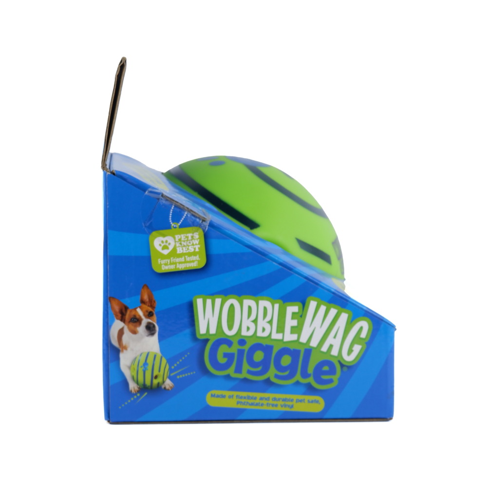 Wobble Wag Giggle Ball Interactive Toy for Dogs | For Medium Chewers