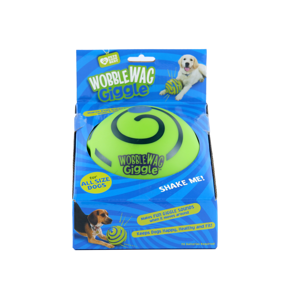 Wobble Wag Giggle Ball Interactive Toy for Dogs | For Medium Chewers