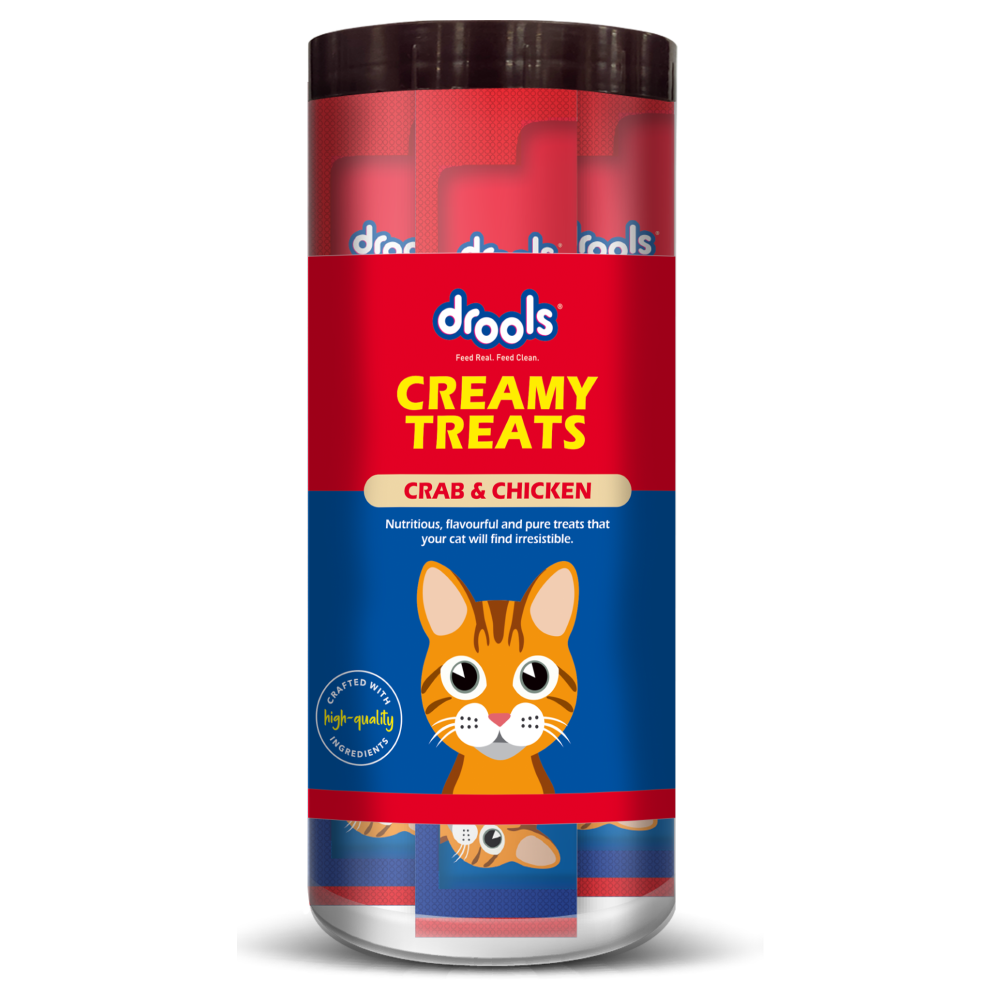 Drools Crab & Chicken Creamy Cat Treats