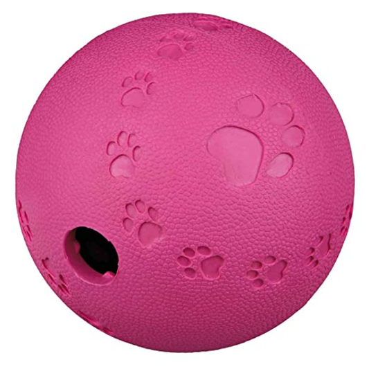 Trixie Snack Ball Interactive Natural Rubber Toy for Dogs (Pink)