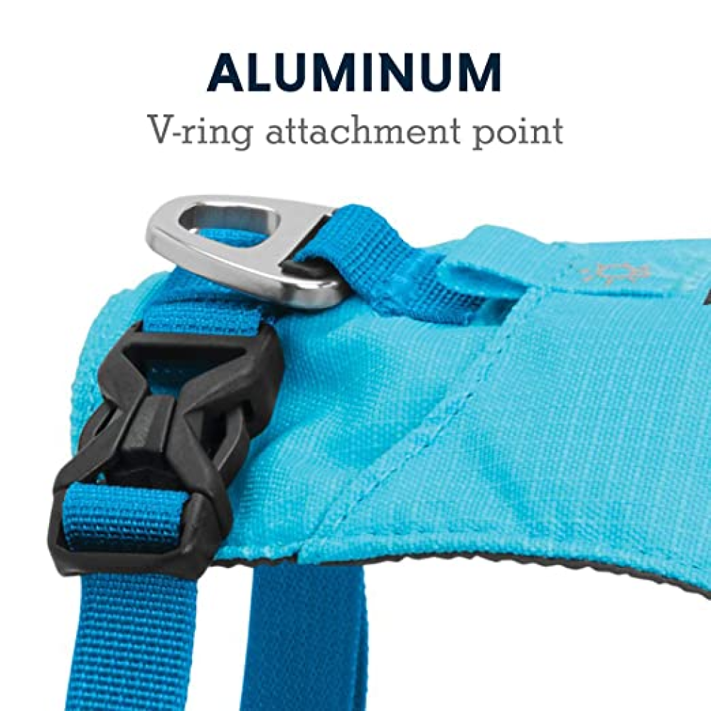 Ruffwear Hi & Light Harness for Dogs (Blue Atoll)