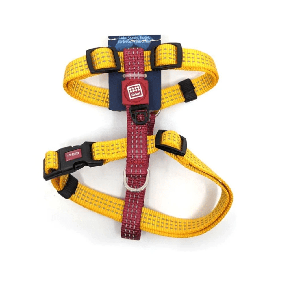 GiGwi Classic Line Harness for Dogs and Cats (Yellow)