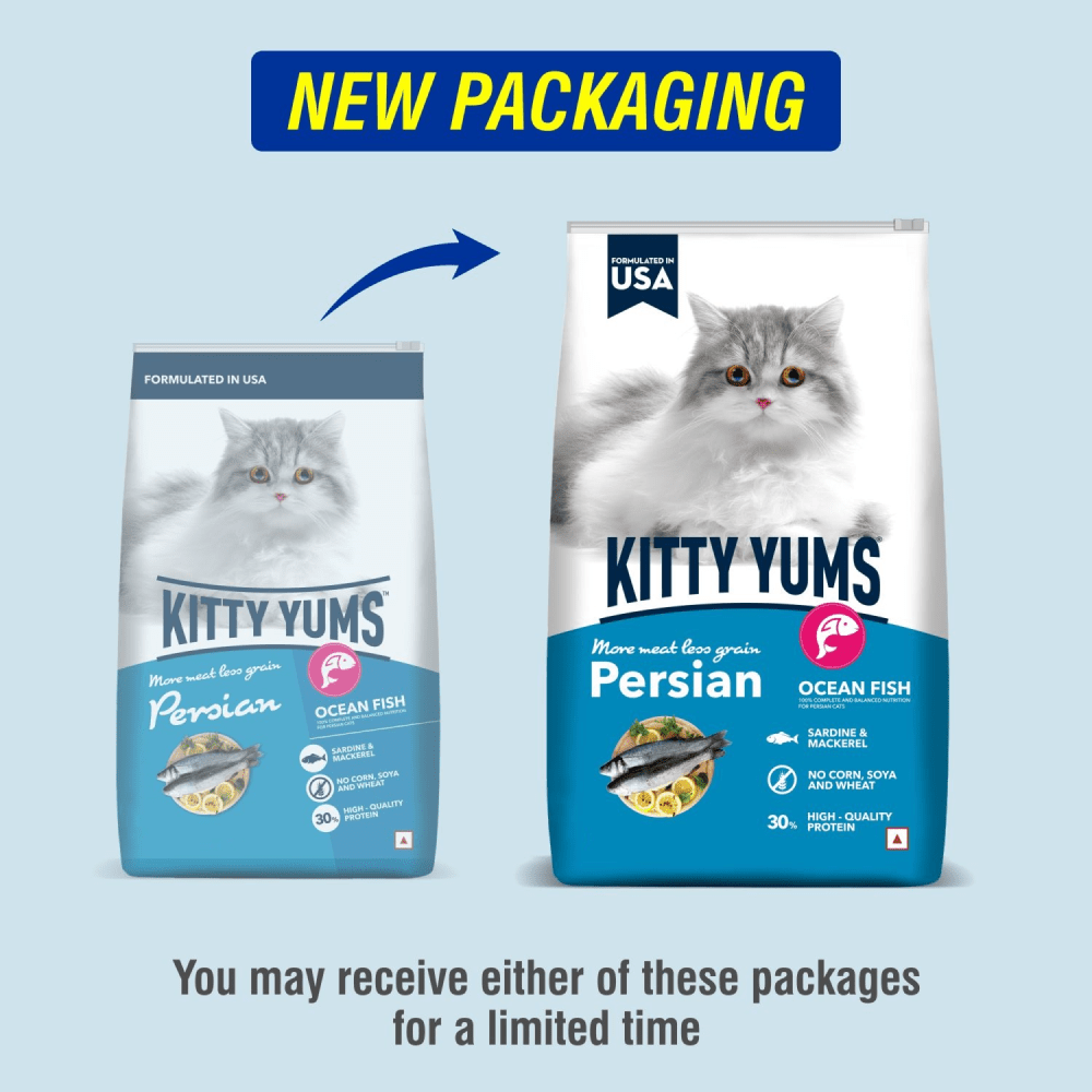 Kitty Yums Ocean Fish Persian Cat Dry Food