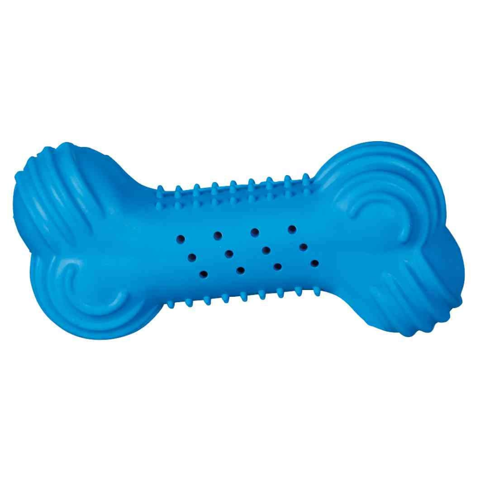 Trixie Cooling Bone Natural Rubber Toy for Dogs (Blue)