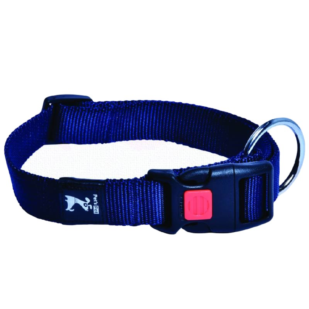 PetsPot Premium Nylon Collar for Dogs (Black)