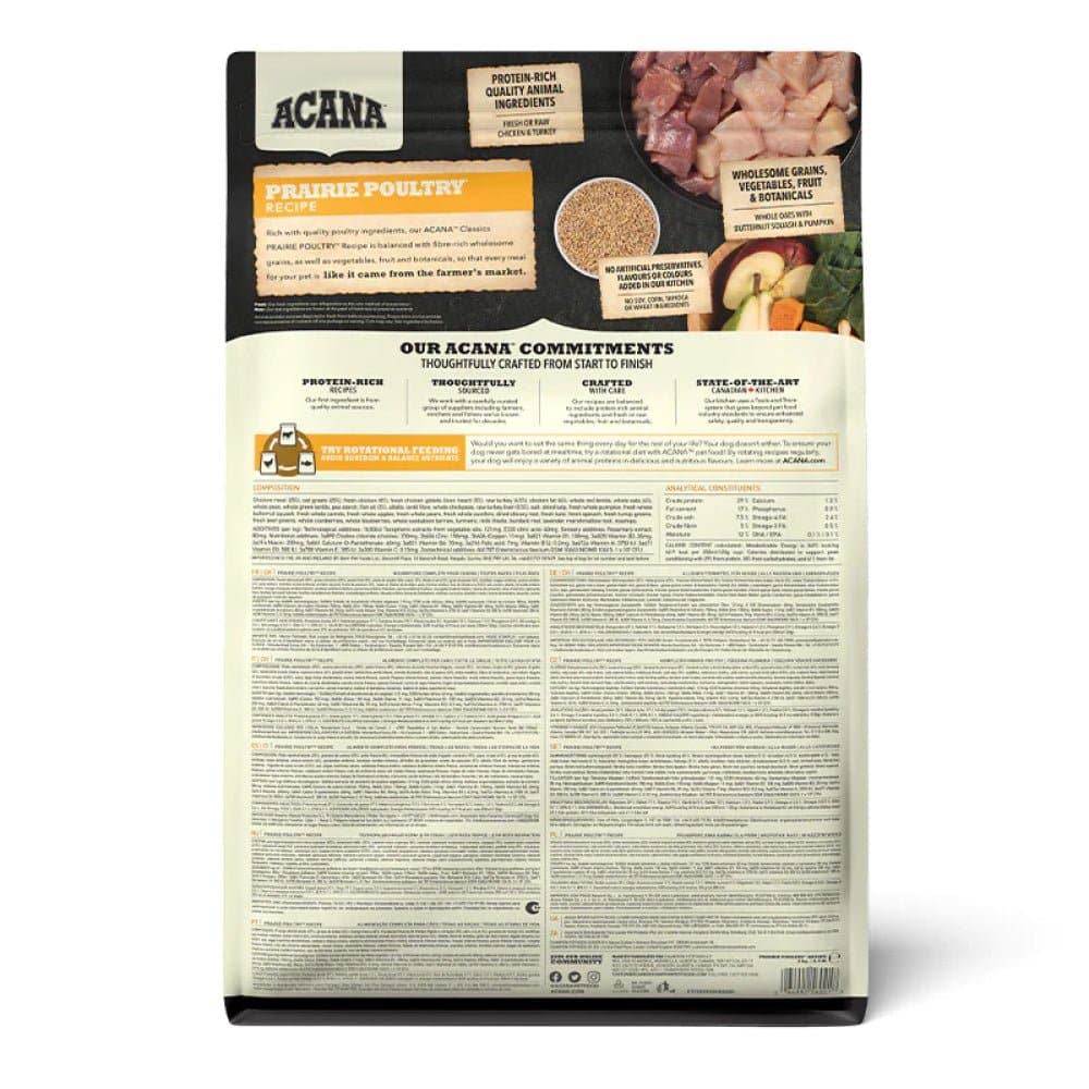 Acana Classic Prairie Poultry Dog Dry Food (All Breeds and Ages)