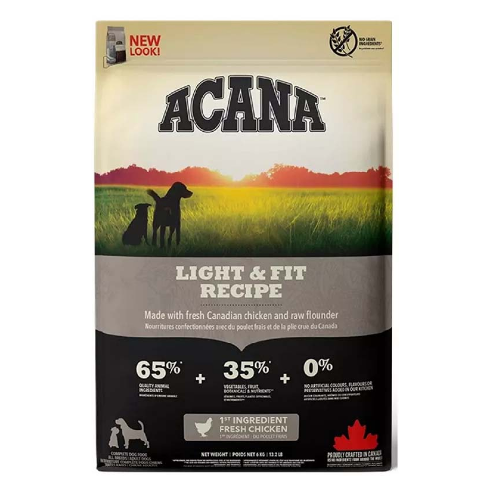 Acana Light & Fit Weight Management Adult Dog Dry Food (All Breeds)