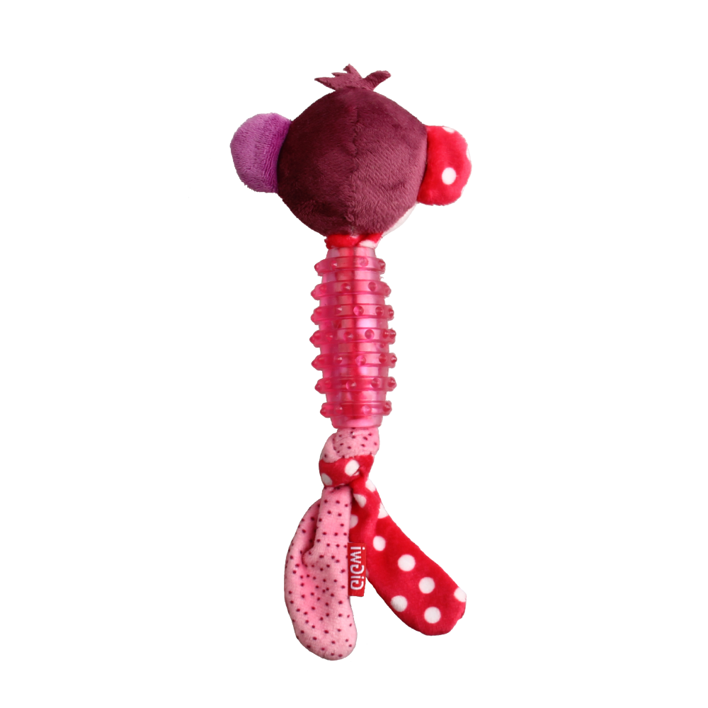 GiGwi Suppa Puppa Monkey Squeaker inside Toy for Dogs