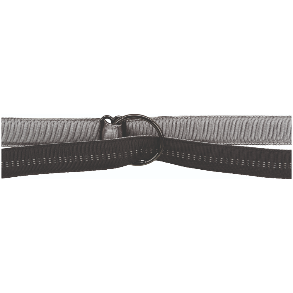 Trixie Softline Elegance Adjustable Leash for Dogs (Black/Graphite)