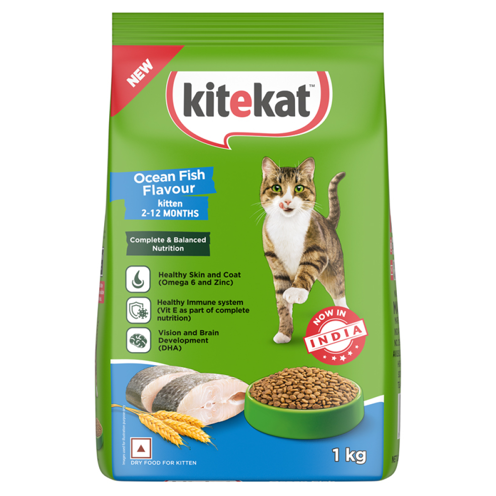 Kitekat Ocean Fish Kitten Dry Food