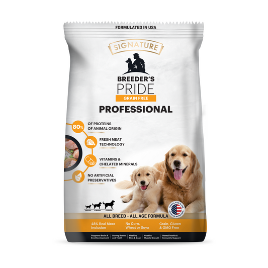 Signature Grain Free Pride Professional Breeder's All Breeds Dog Dry Food