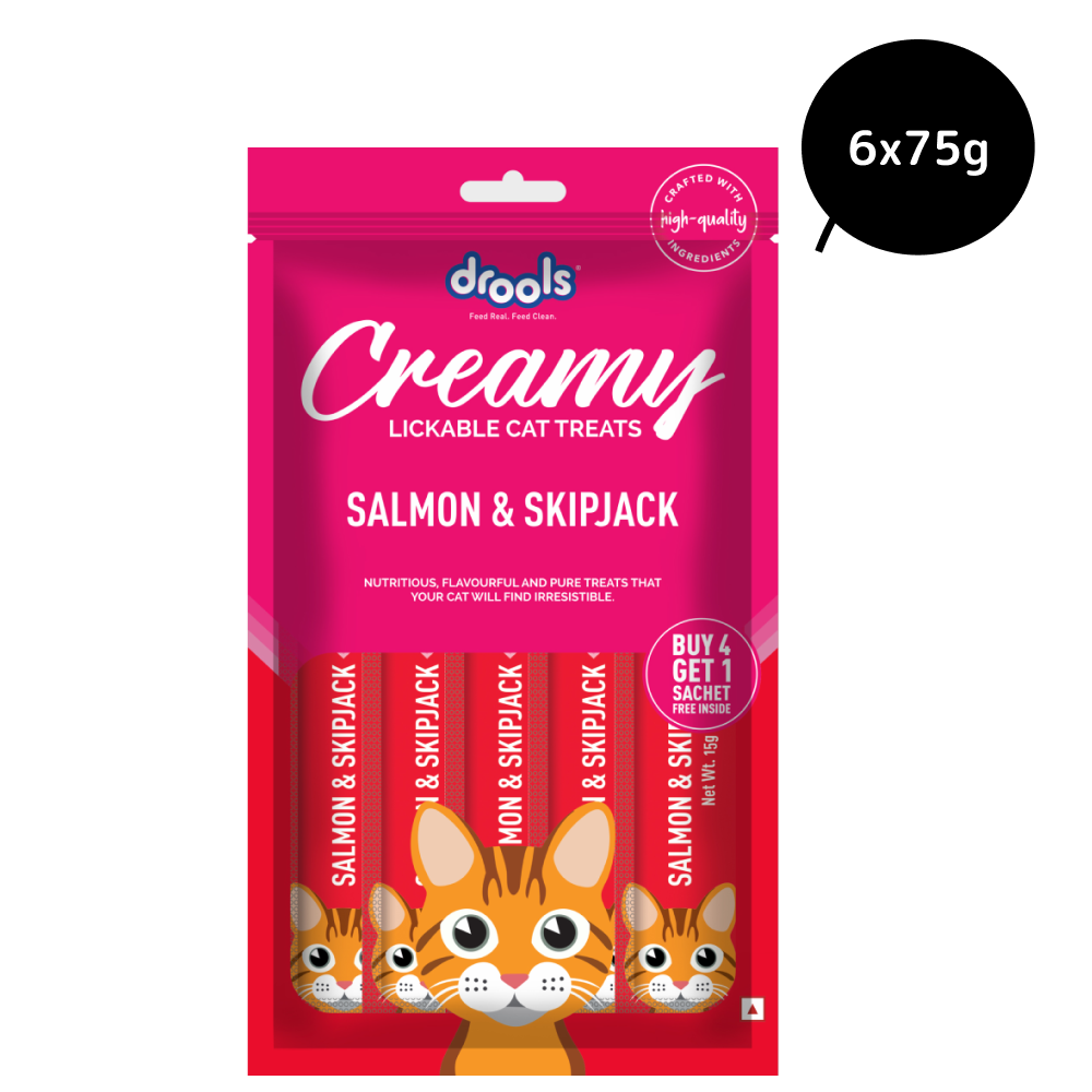 Drools Salmon & Skipjack Creamy Cat Treats