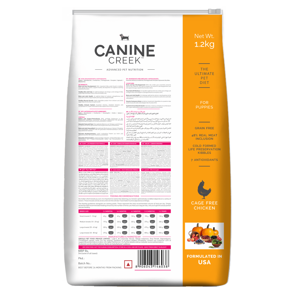 Canine Creek Ultra Premium Puppy Dog Dry Food