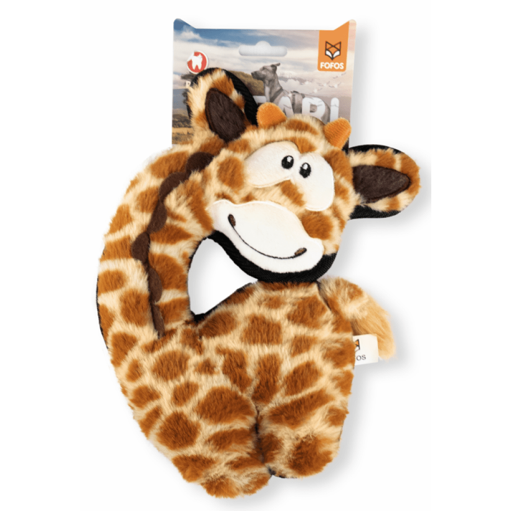 Fofos Safari Line Giraffe Plush Toy for Dogs