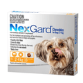 Boehringer Ingelheim Nexgard (Afoxolaner) (2 to 4 kg) Dog Tick & Flea Control Tablet (3 tablets)