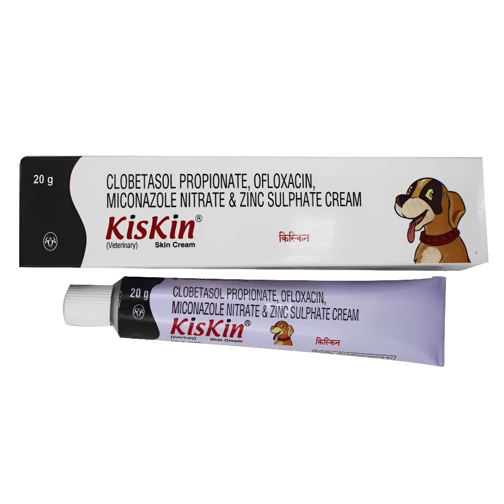 Intas Kiskin Ointment (Corticosteroid) for Dogs and Cats