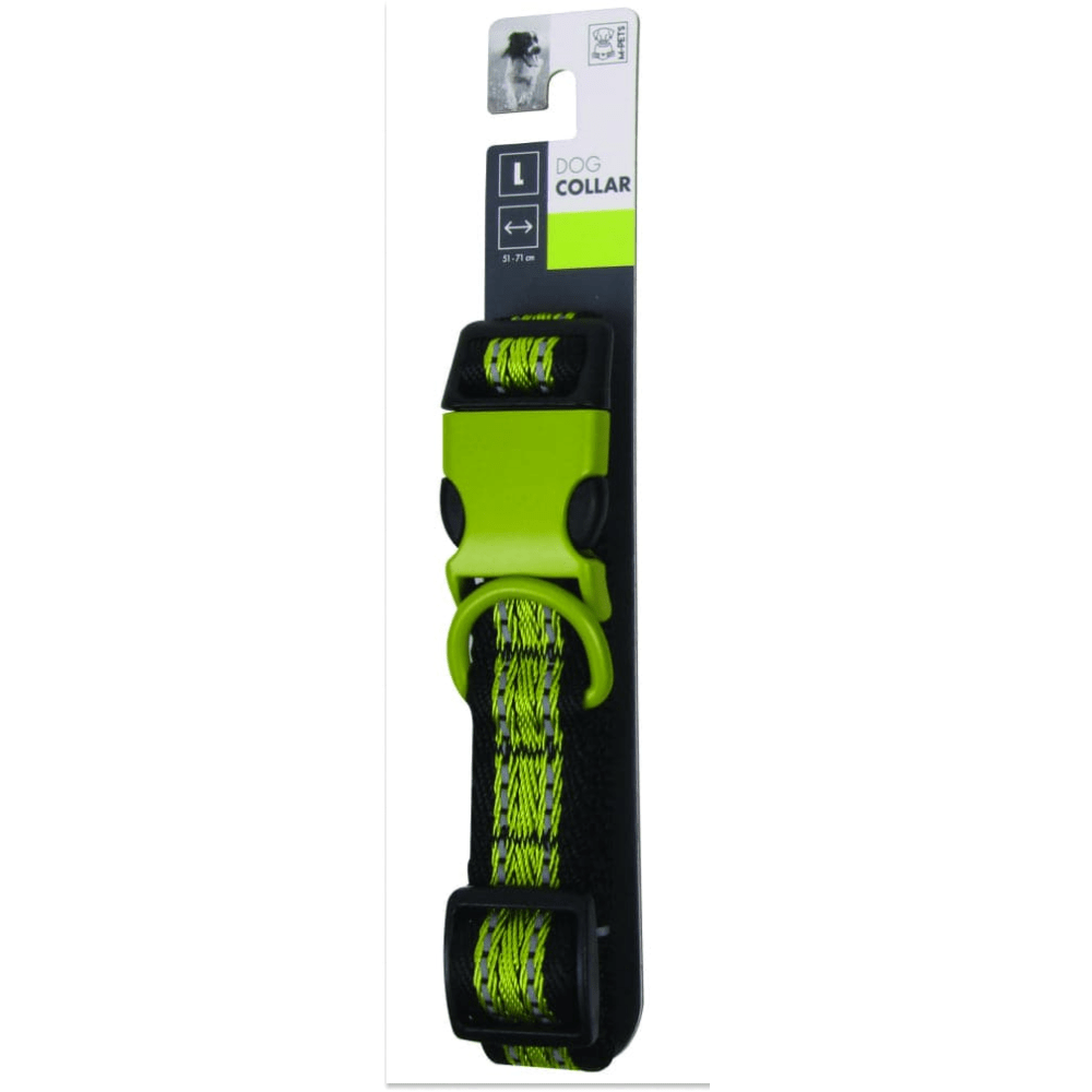 M Pets Highway Collar for Dogs (Green)