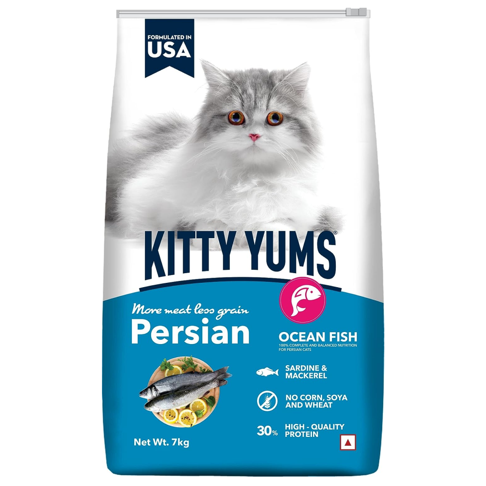 Kitty Yums Ocean Fish Persian Cat Dry Food