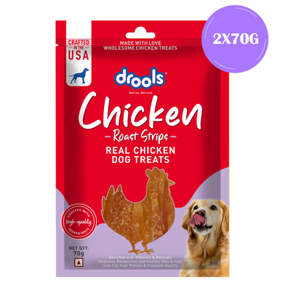 Drools Chicken Roast Strips Dogs Treats