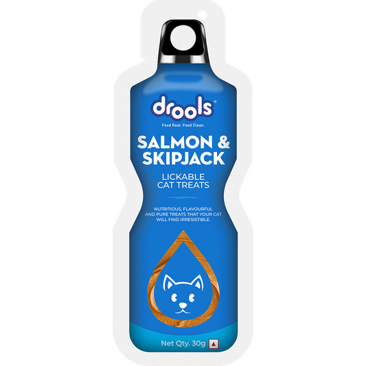 Drools Salmon & Skipjack Creamy Lickable Cat Treats