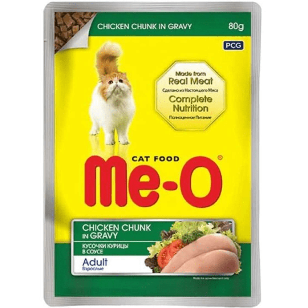 Me O Chicken Chunks in Gravy Adult Cat Wet Food