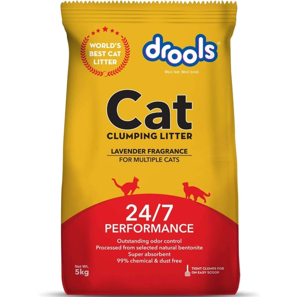 Drools Lavender Scented Clumping Cat Litter