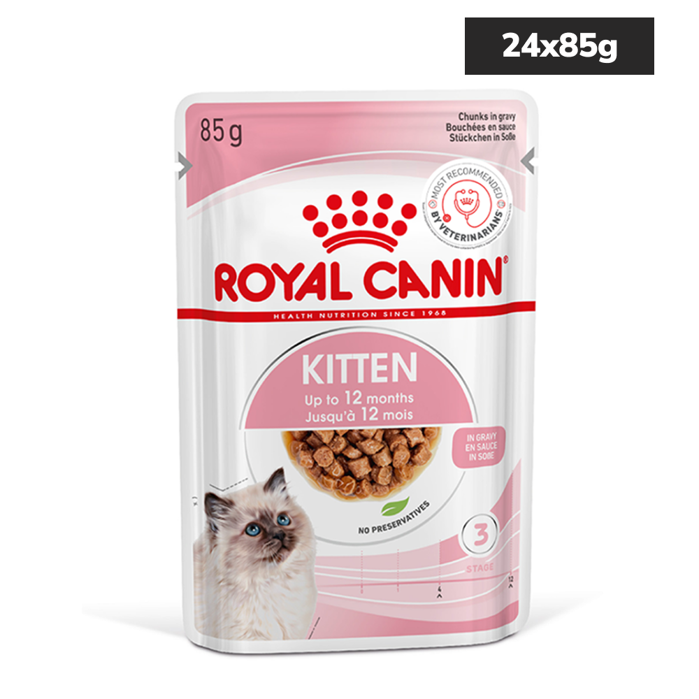 Royal Canin Kitten Wet Food in Gravy (85g Pouch)