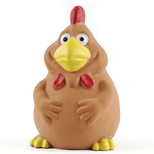 Fofos Latex Bi Rooster Toy for Dogs