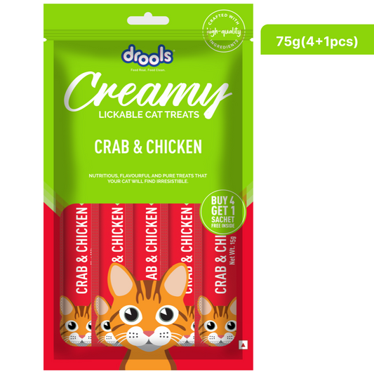 Drools Crab & Chicken Creamy Cat Treats