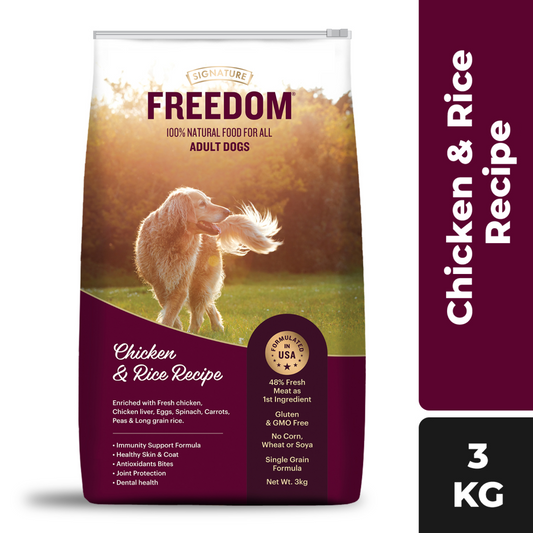 Signature Freedom Chicken and Rice Recipe Adult Dog Dry Food