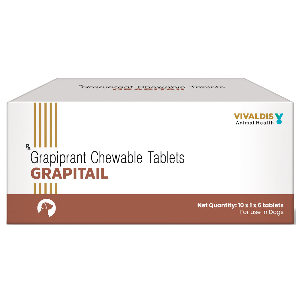 Vivaldis Grapitail 100mg (Grapiprant) Tablet for Dogs