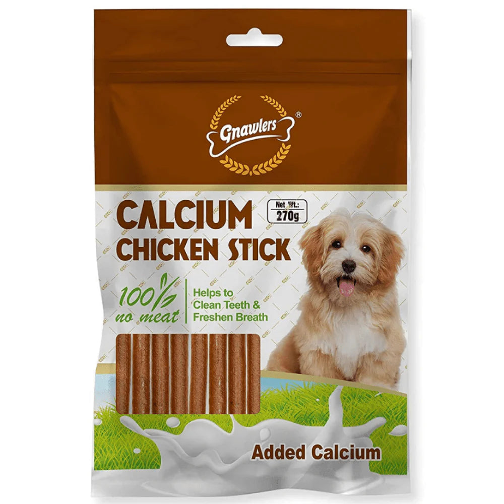 Gnawlers Calcium Chicken Stick Dog Treat