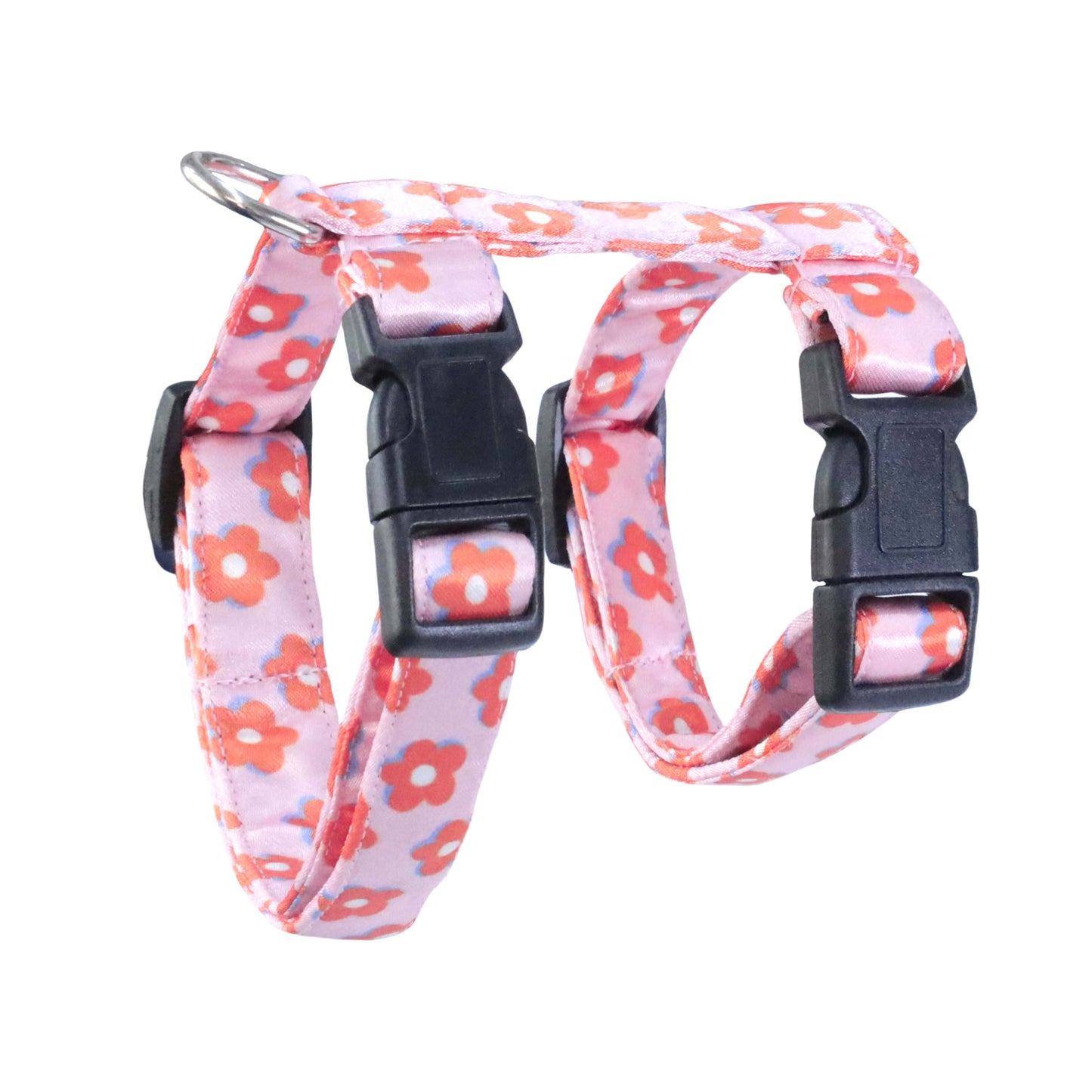 Pawfect Flower Puppy & Cat Collar Leash Harness Set