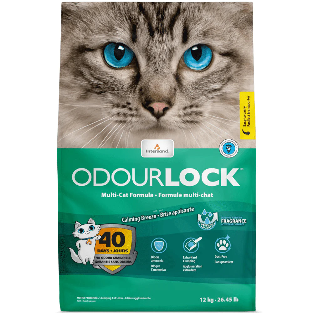 Intersand Unscented Odour Lock Calming Breeze Cat Litter