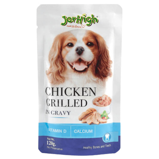 JerHigh Chicken Grilled in Gravy Dog Wet Food