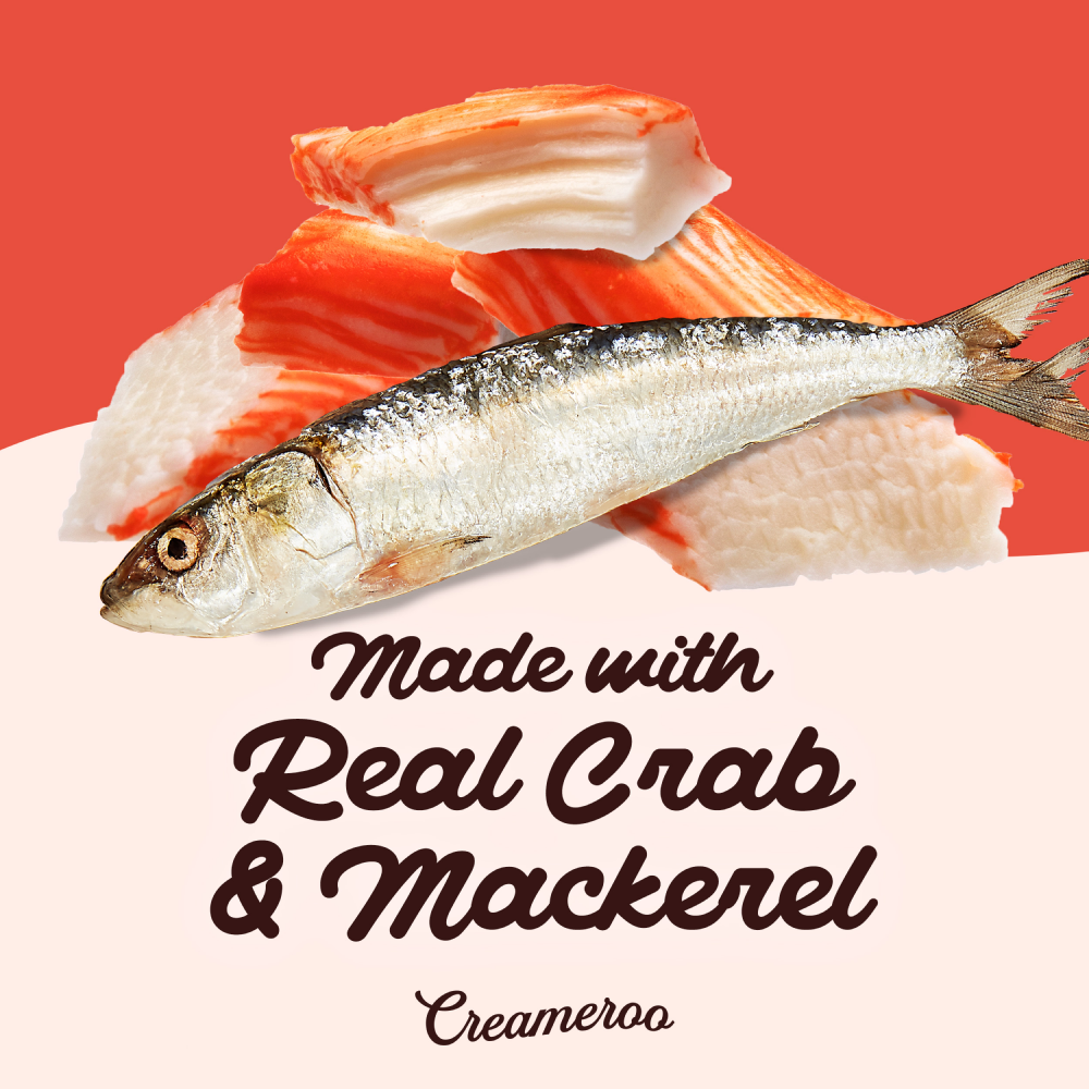 Kennel Kitchen Creameroo Crab with Mackerel Creamy Cat Treats