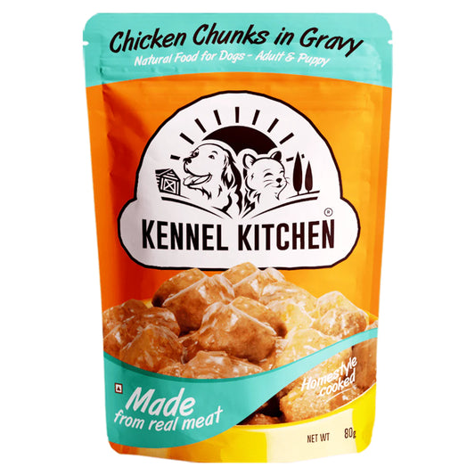 Kennel Kitchen Chicken Chunks in Gravy Adult and Puppy Wet Dog Food