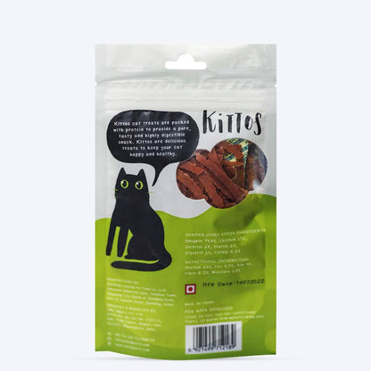 Kittos Purr-Fect Snapper Jerky Strips Cat Treats - 35 g
