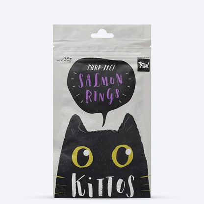 Kittos Purr-Fect Salmon Rings Cat Treats - 35 g