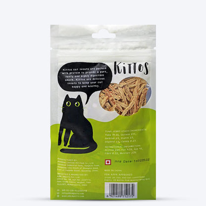 Kittos Purr-Fect Tuna Jerky Strips Cat Treats - 35 g