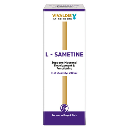 Vivaldis L Sametine Syrup for Dogs and Cats (200ml)