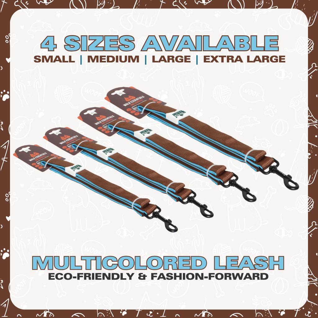 Leash for Dogs, Cats & Puppies (Solid Brown)