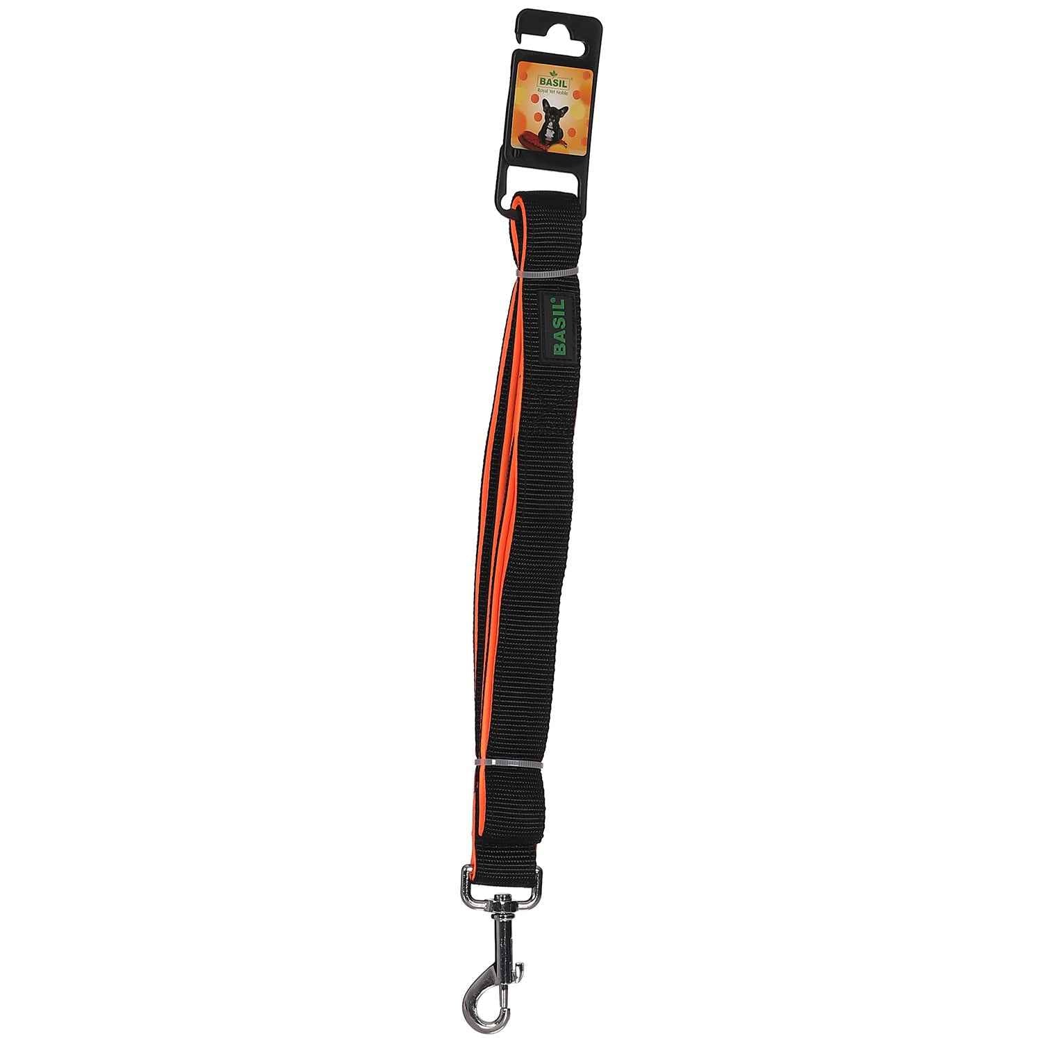 Basil Padded Leash, Collar, and Harness Set for Dogs – Comfortable & Durable Walk Essential, Solid Black