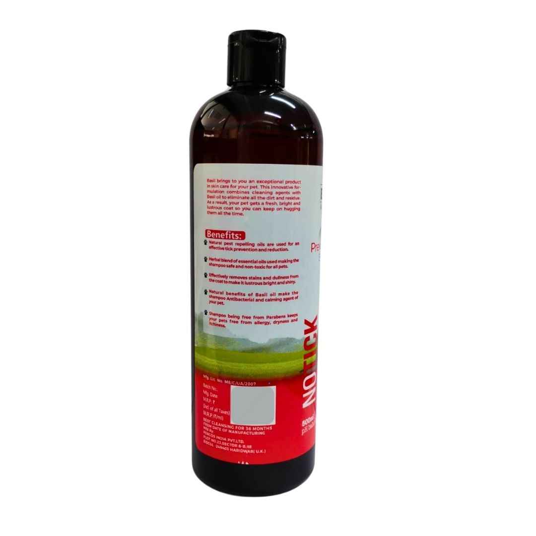 Basil No Tick Preventive Shampoo for Dogs