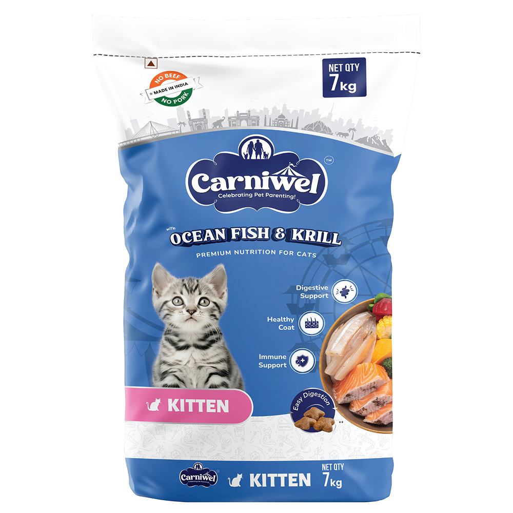 Carniwel Ocean Fish and Krill For Kitten Cat Dry Food