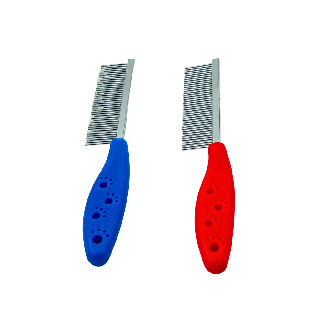 Petblush Single Side Paw Print Grip Comb