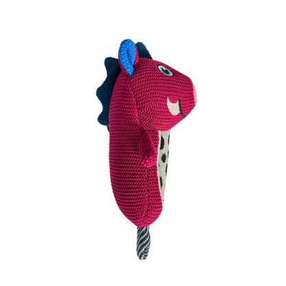 Petblush Dragon Piggy Plush Toy for Dogs & Cats